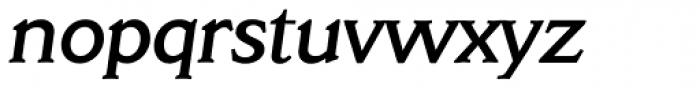 Veracruz Serial Medium Italic Font LOWERCASE