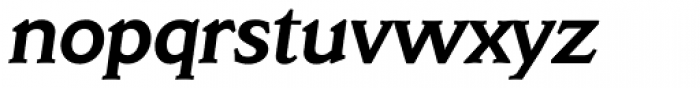 Veracruz TS DemiBold Italic Font LOWERCASE