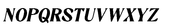 Verada VERADA-Italic Italic Font UPPERCASE