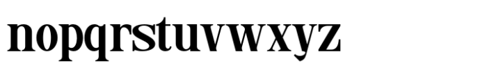 Veraday Display Serif Font LOWERCASE