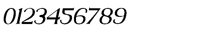 Veralia Italic Font OTHER CHARS