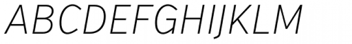 Verb Cond ExtraLight Italic Font UPPERCASE