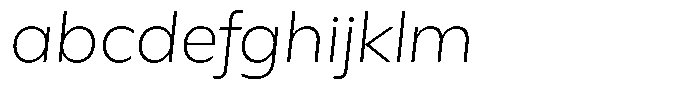 Verbo Cyrillic Extra Light Italic FONT