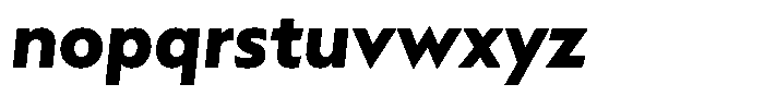 Verbo Cyrillic Heavy Italic Font LOWERCASE