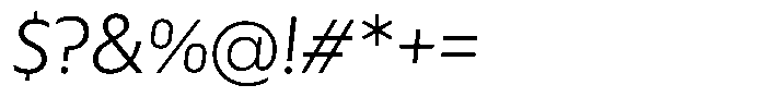 Verbo Cyrillic Light Italic Font OTHER CHARS