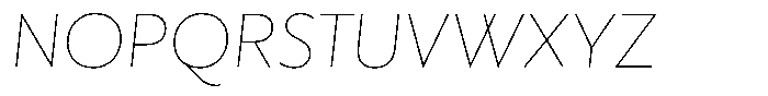 Verbo Cyrillic Thin Italic Font UPPERCASE