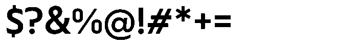 Verbo Greek Bold Font OTHER CHARS