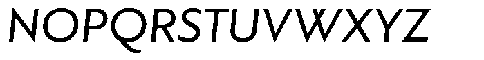 Verbo Greek Book Italic Font UPPERCASE
