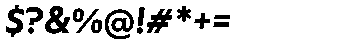 Verbo Greek Extra Bold Italic Font OTHER CHARS