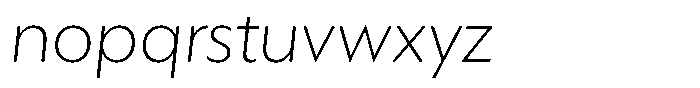 Verbo Greek Extra Light Italic Font LOWERCASE
