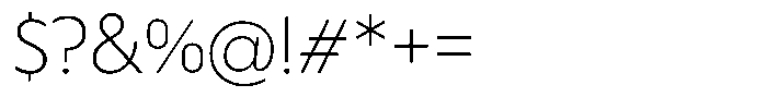 Verbo Greek Extra Light Font OTHER CHARS