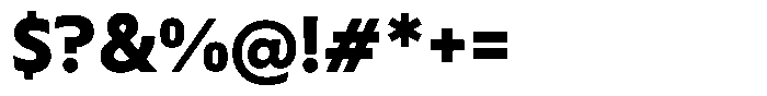 Verbo Greek Heavy Font OTHER CHARS
