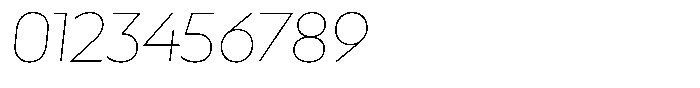 Verbo Greek Thin Italic Font OTHER CHARS