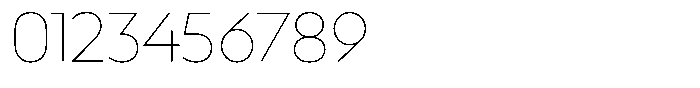 Verbo Greek Thin Font OTHER CHARS