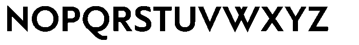Verbo Hebrew Bold Font UPPERCASE