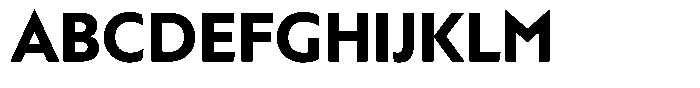 Verbo Hebrew Extra Bold Font UPPERCASE
