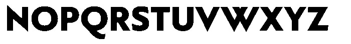 Verbo Hebrew Heavy Font UPPERCASE