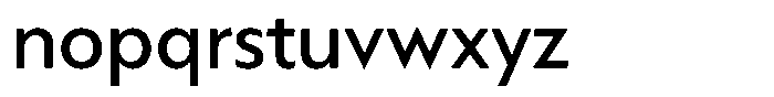 Verbo Hebrew Medium Font LOWERCASE