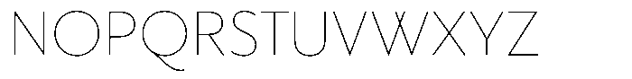 Verbo Hebrew Thin Font UPPERCASE