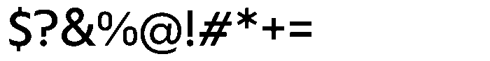 Verbo Medium Font OTHER CHARS