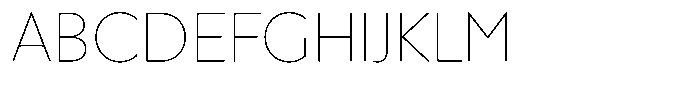 Verbo Thin Font UPPERCASE