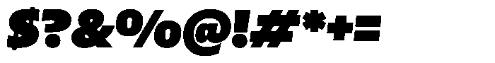 Verbo XL Italic Font OTHER CHARS