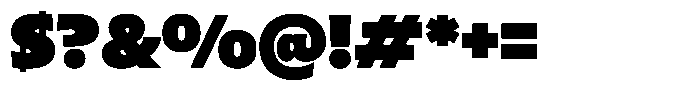 Verbo XL Regular Font OTHER CHARS