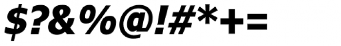 Verdana Pro Condensed Bold Italic Font OTHER CHARS