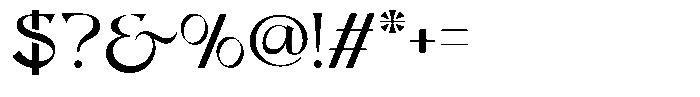 Verdant Regular Font OTHER CHARS