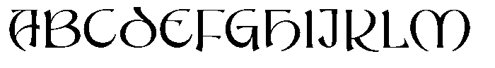 Verdant Regular Font UPPERCASE