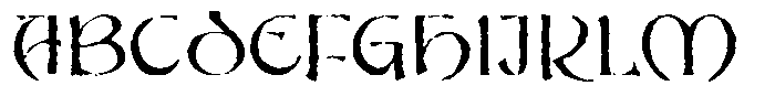 Verdant Stamp Font UPPERCASE