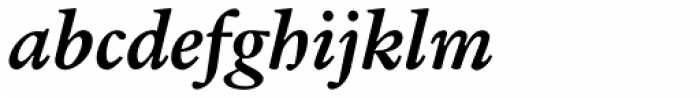 Verdigris MVB Pro Text Bold Italic Font LOWERCASE