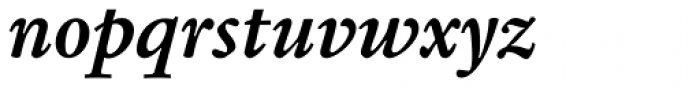 Verdigris MVB Pro Text Bold Italic Font LOWERCASE