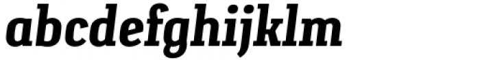 Verge Bold Italic Font LOWERCASE