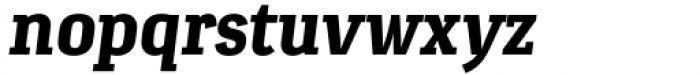 Verge Bold Italic Font LOWERCASE
