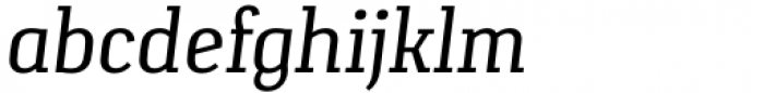Verge Italic Font LOWERCASE