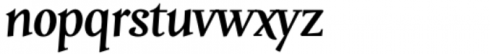 Verger Junior Bold Italic Font LOWERCASE
