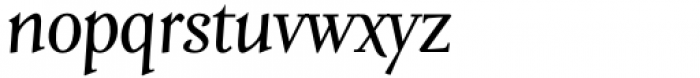 Verger Junior Italic Font LOWERCASE