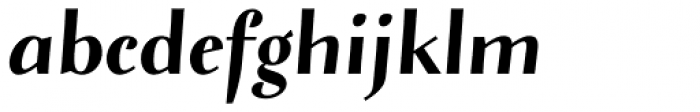 Verger Sans Bold Italic Font LOWERCASE