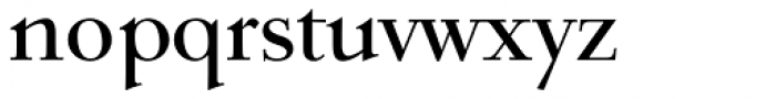 Verger Font LOWERCASE