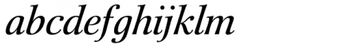 Vergil BQ Book Italic Font LOWERCASE