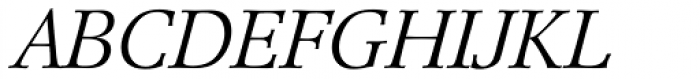 Vergil BQ Light Italic Font UPPERCASE
