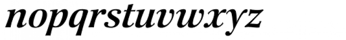 Vergil BQ Medium Italic Font LOWERCASE