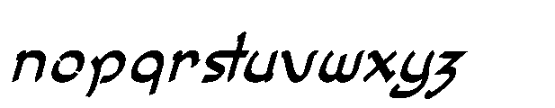 Vergils Archive Bold Italic Font LOWERCASE