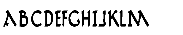 Vergils Archive Bold Font UPPERCASE