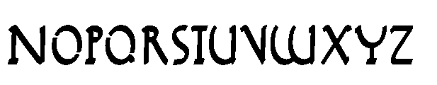 Vergils Archive Bold Font UPPERCASE