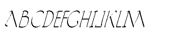 Vergils Archive Light Italic Font UPPERCASE