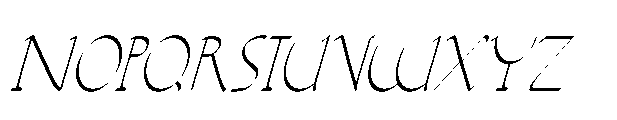 Vergils Archive Light Italic Font UPPERCASE