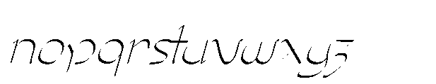 Vergils Archive Light Italic Font LOWERCASE