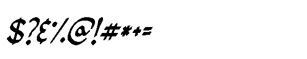 Vergils Archive Medium Italic Font OTHER CHARS
